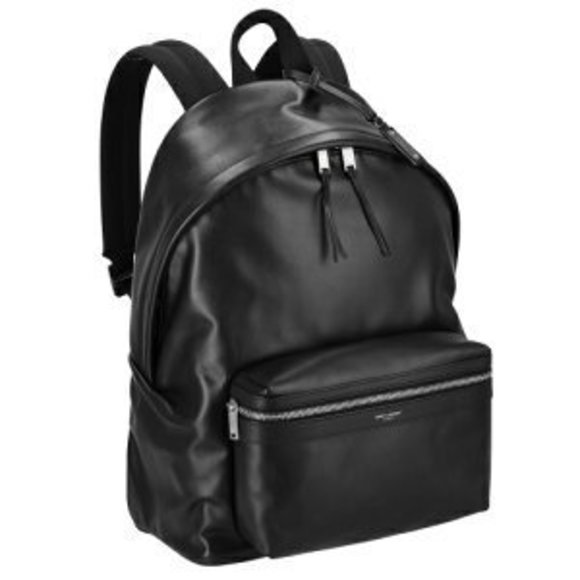Saint Laurent City Backpack Black PARIS - Picture 1 of 3